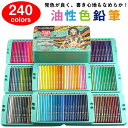 【P10倍→実質6,282円】【240色セット】色鉛筆 240色セット 油性色鉛筆 プロ専用 ソフト芯色鉛筆セット 収納ケース付き 油性色鉛筆セット 子供から大...