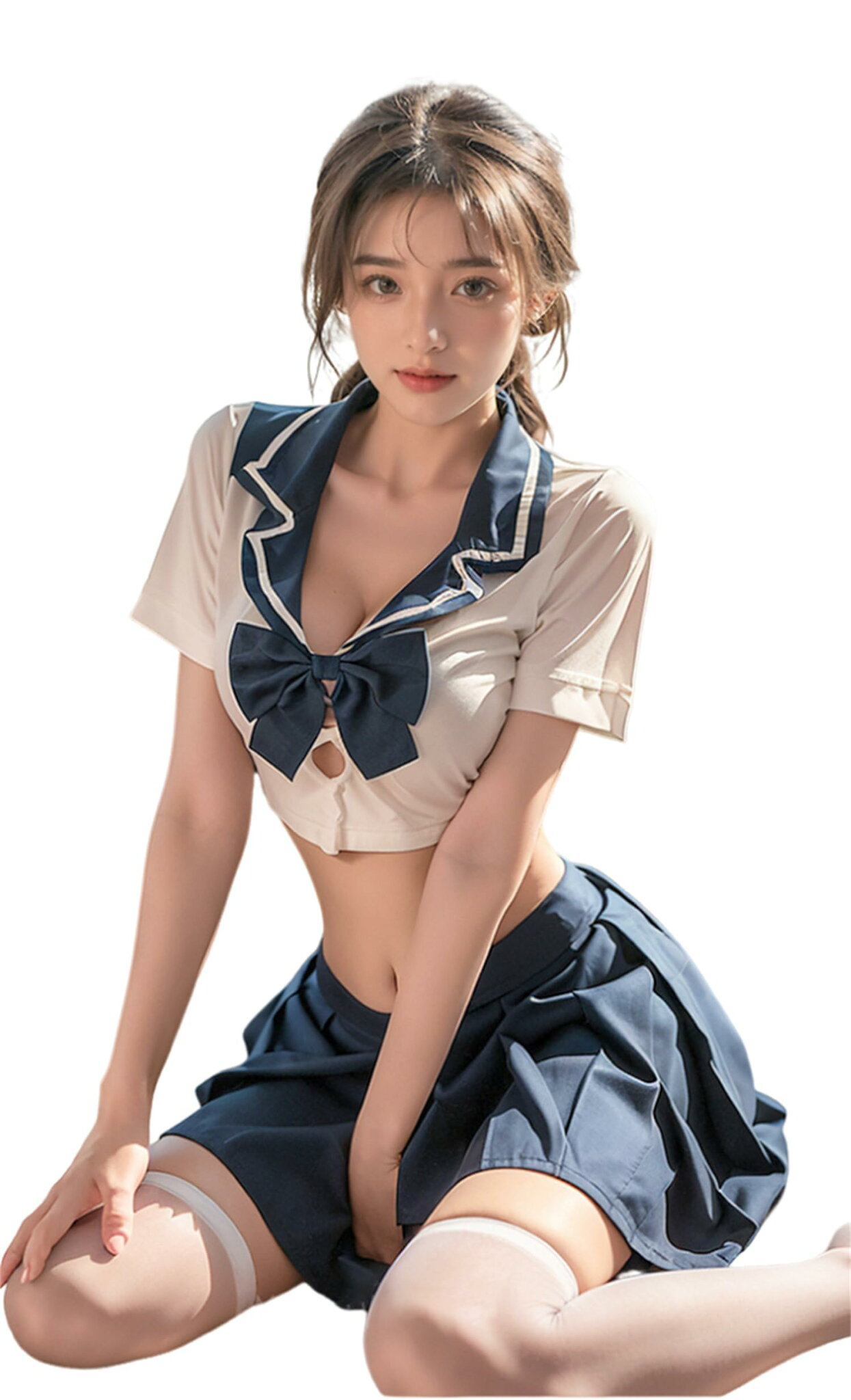 【P10倍→実質1,962円】コスプレ セクシー制服 半袖 可愛い 学生服 セーラー服 海軍風 制服 女子高生制服 JK制服 女子高生 大人 フリーサイズ 女性 仮装 衣装 文化祭 学園祭