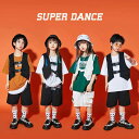 【P10倍→実質2,142円】【単品購入可】キッズ ダンス衣装 セットアップ ヒップホップ ダンス衣装 子供服 HIPHOP 上下セット Tシャツ ショートパン...