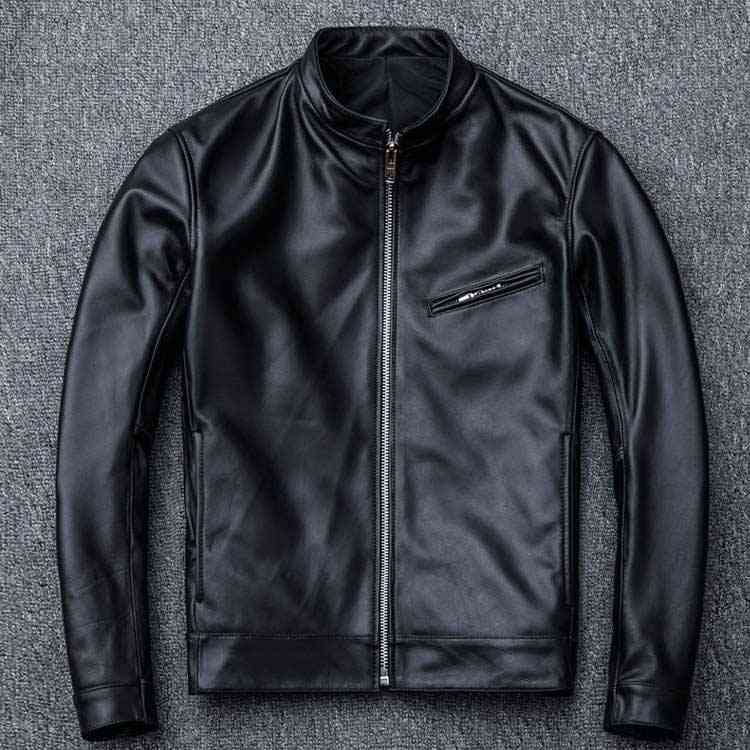 【今だけ!限定価格17,424円→14,520円 9/11迄】レザージャケット メンズライダースジャケットラムレザージャケット スリム ブルゾン リアルレザー 大きいサイズ 春服 秋服 冬服 アウター バイクショート丈 細身