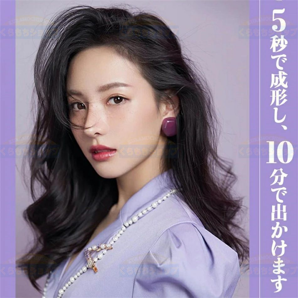 sunlightの【店長おすすめ】2026 新作 36mm 波ウェーブアイロン コテ 波ウェーブ ヘアアイロン ヘアーアイロン カール ウェーブアイロン 36ミリ 可愛い 挟むだけ ヘア アイロン 波 ウェーブ 急速加熱 温度調整 160℃ 180℃ 200℃ カールヘアアイロン カールアイロン｜アングル3