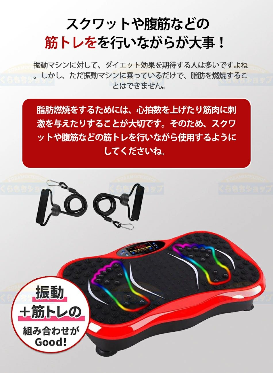 sunlightの【店長おすすめ】振動マシン ミニ 振動 99段階 音楽機能 トレーニング 振動マシーン 健康 静音 ぶるぶるマシン 室内運動器具 お腹 有酸素運動 マシン 室内 体幹強化 産後 フィットネスマシン シェイカー式 コンパクト 静音 スリミング ぶるぶる ダイエット｜アングル3