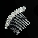 【P10倍→実質3,564円】コーム セレモニー パール 誕生日 手作り 髪飾り ヘアアクセサリー 結婚式 花嫁 卒業式 写真 パーティー ウェディング ヘアク...
