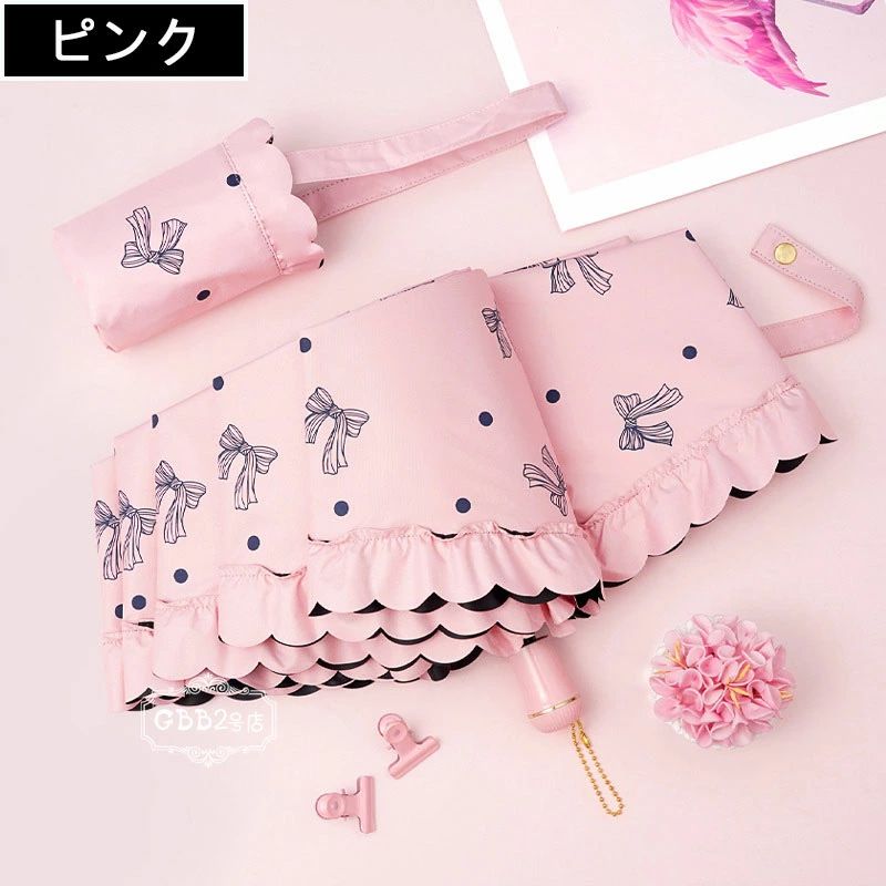 【店長おすすめ】折りたたみ傘 晴雨兼用傘 レディース 日傘 雨傘 オシャレ 可愛い 女性用 8本骨 22.5cm 手動 UVカット 紫外線対策 遮光 遮熱 おしゃれ かわいい きれいめ ブラック ホワイト ピンク グリーン 折り畳み 折りたたみ傘(5つ折)