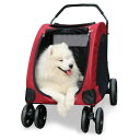 【限定記念価格!】ペットカート 中型犬 多頭 ペットキャリーカート 大型犬用 折りたたみ 介護用 多機能 耐荷重60kg 犬用キャリーカートドッグカート ペット...