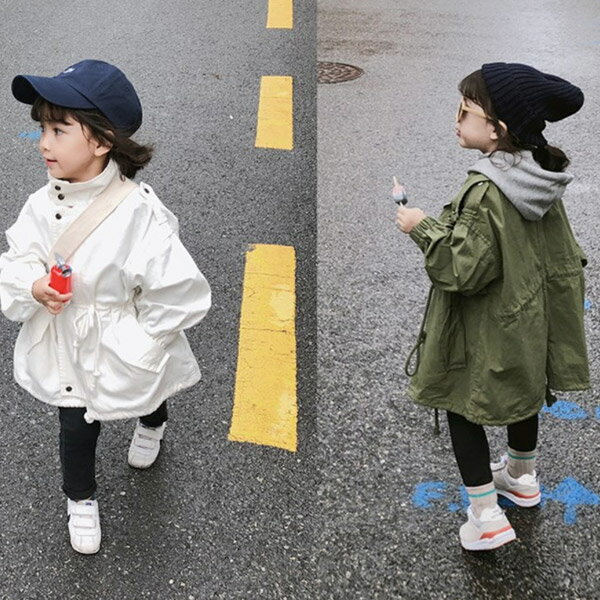 【半額!スーパーSALE】ミリタリーモッズコート 羽織り トップス 男児 ボーイズ 女の子 女児 ガールズ 秋物 冬物 秋冬物 子供服 子ども服 キッズ 子供コ...