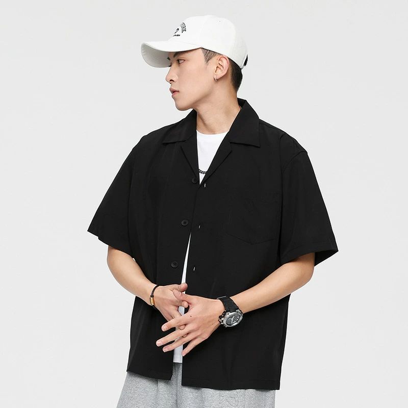 【P10倍！2990円→実質2691円 11/19 23:59まで】シャツ メンズ 大人 5分袖 半袖 ビジネス ワイシャツ トップス シャツジャケット 五分袖シャツ 半袖シャツ ダンス 紳士服 通学 通勤 新生活 父の日 プレゼント ギフト ファッション カジュアルシャツ 夏 春 冷感