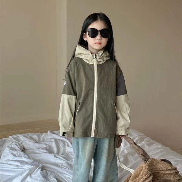 【P2倍！5085円→実質4983円 11/27 01:59まで】ジャケット キッズ 子供服 女の子 男の子 アウター パーカー フード付き 子ども服 スプリングコート ジュニア トップス 上着 おしゃれ 可愛い 入学 入園 幼稚園 小学生 140cm 130 120 110 100 90 誕生日