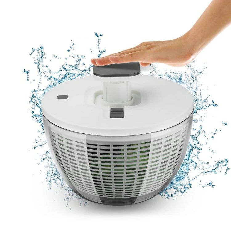 【半額!スーパーSALE】サラダスピナー 水切り器 野菜水切り サラダ水切り 回転式 脱水機手動 脱水機 6L大容量 サラダチキンメーカー 脱水機 ボウル 水切りボウル付き 野菜 果物洗い 取り外し可能 簡単 時短料理 家庭用 オシャレ