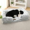 【限定記念価格!】犬 ベッド 冬用 猫 ふわふわ ペットベッド 暖かい 防水 猫用ベッド ペットソファー 防ダニ 吸湿発熱 静電気防止 洗える 抗菌防臭 犬用ベ...