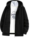 【限定記念価格!】パーカー メンズ ゆったり 裏起毛 トレーナー ベーシック プルオーバー 秋服 春服 ジップフーデッドスウェットシャツ 大きいサイズ
