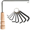 \期間限定★50%OFF&P10倍で2,083円! 8/24迄/ギター 修理ツール キット 8個入り 修理レンチ ベースネック ナットロック調整用 ギタートラスロッドアレンレンチ ギター