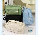 \期間限定★50%OFF&P10倍で1,218円! 8/24迄/ペンケース 筆箱 ペンポーチ 大容量 文房具 多機能 シンプル 便利 透明 可愛い 人気 収納ポーチ 旅行 出張 子供 小学生 中学生 高校生 男子 女子 大人 レディース おしゃれ コンパクト ファスナー