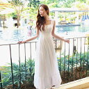 【店長おすすめ】白ワンピース ワンピース レディース リゾート 結婚式 リゾートワンピ ロングワンピース マキシワンピース マキシワンピ ロング シフォン ボヘミアン ハワイアン ホワイト 白 ノースリーブ 夏 海 発表会 演奏会 白 黒 リゾートワンピース