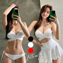 水着3点セット レディース クロスデザイン ビキニ 体型カバー スカート バックリボン お洒落 大人 セクシー 水着 ビキニ シンプル ワイヤー 盛れる おしゃれ かわいい ママ水着 学生 温泉 ママ水着 ビーチ 海水浴 3点セット