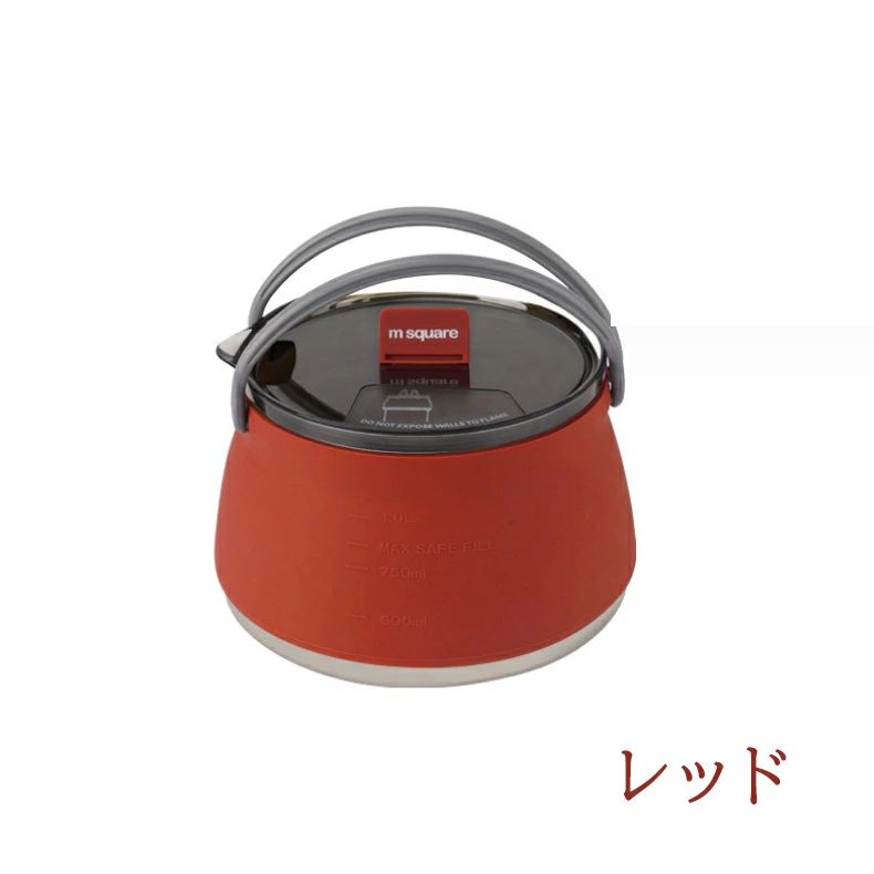 【店長おすすめ】 クラッシュケトル 折りたたみ鍋 シリコン 直火OK 軽い キャンプ...