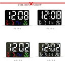 【コスパ最高】壁掛け時計 デジタル LED電子時計 2way 置時計 光感知機能 時計 USB 大画面 読みやすい 明るさ調整 壁掛け タイマー機能 掛け時計 おしゃれ 北欧風 シンプル 黒 ブラック 壁掛け時計 リモコン付 日付 温度表示