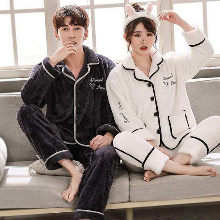 【P5倍！4446円→実質4224円 11/15 23:59まで】カップル ペアパジャマ 冬 ペア パジャマ カップル レデ..