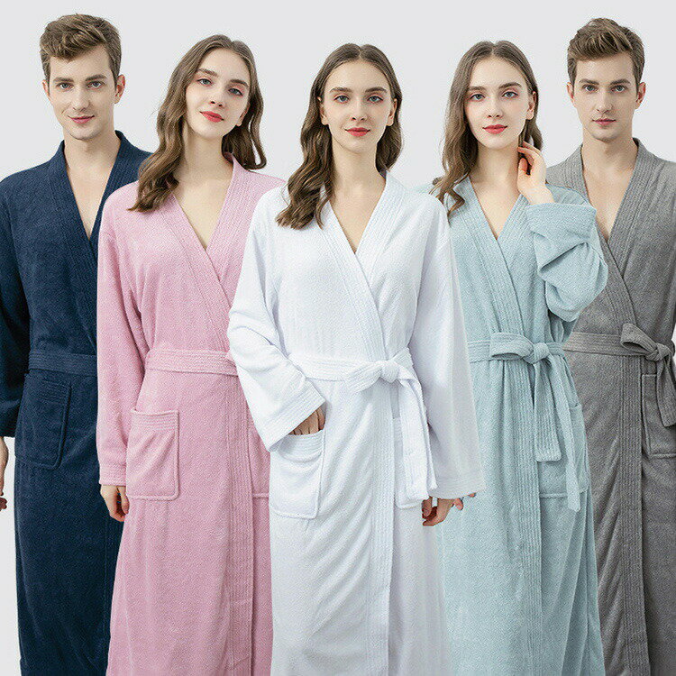 【P5倍！4880円→実質4636円 11/15 23:59まで】バスローブ レディース 夏 用 メンズ 薄手 速乾 お風呂上..