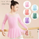 【P2倍!2071円→実質2030円 11/27 01:59まで】子供服 バレエレオタード 女の子 長袖 ワンピース ダンス 練習服 レッスン着 ステージ衣装 ...