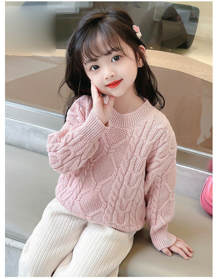 【店長おすすめ】韓国子供服 あたたかい セーター 女の子 かわいい 通園着 通学着 冬着 キッズ 長袖 セーター おしゃれ 誕生日 結婚式 呼ばれ 姉妹 双子 花柄 セーター プレゼント お祝い セーター 子ども服 冬服 トップス セーター 2