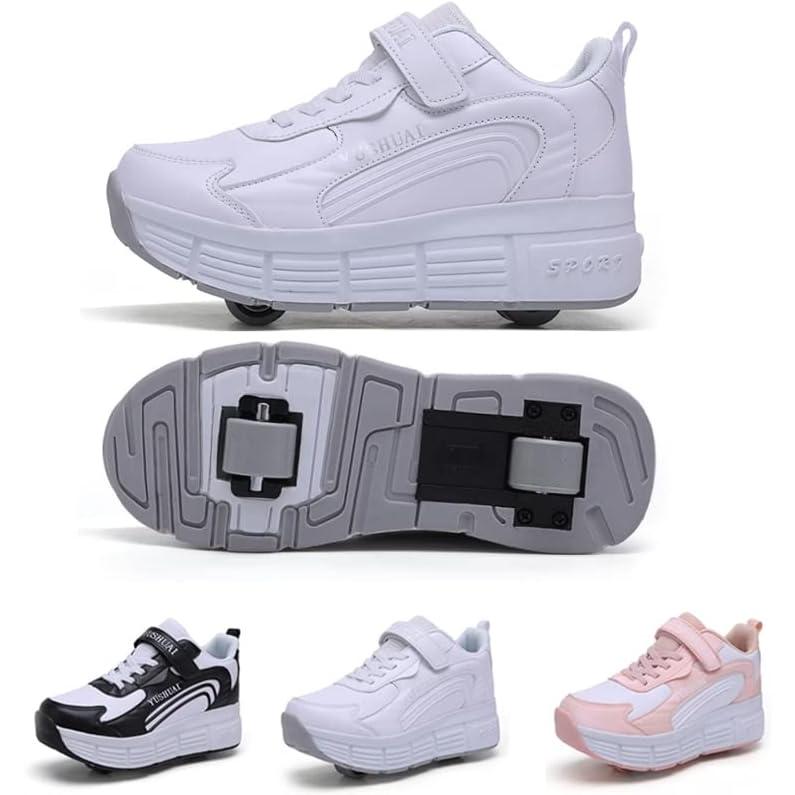 【店長おすすめ】ローラーシューズ 子供 2輪式 子供用運動靴 ギフト 収納式インラインスケート 大人 子..