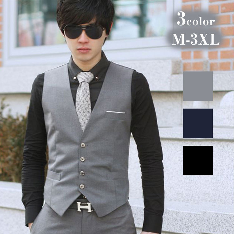 【P2倍！2210円→実質2166円 11/27 01:59まで】フォーマル ベスト メンズ 紳士 ジレ 結婚式 スリム ネイ..
