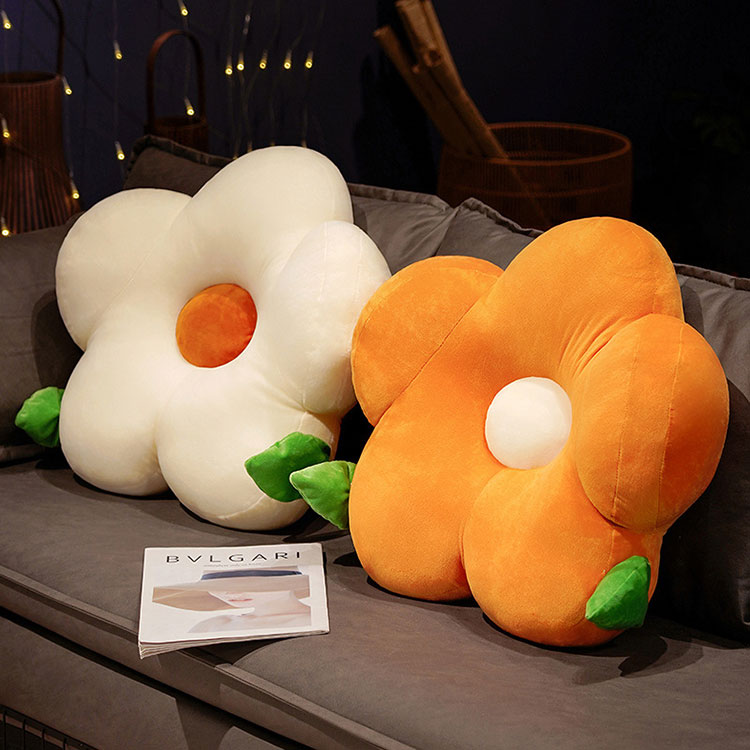 【P10倍→実質2,759円 5/27まで】フラワー 背もたれクッション 花 かわいい 抱き枕 ふんわり オフィス 家を装飾する 在宅 インテリア 部屋飾り ギフト プレゼント 5色 40×45cm 50×55cm 背当てクッション ホーム ソファ 車 3