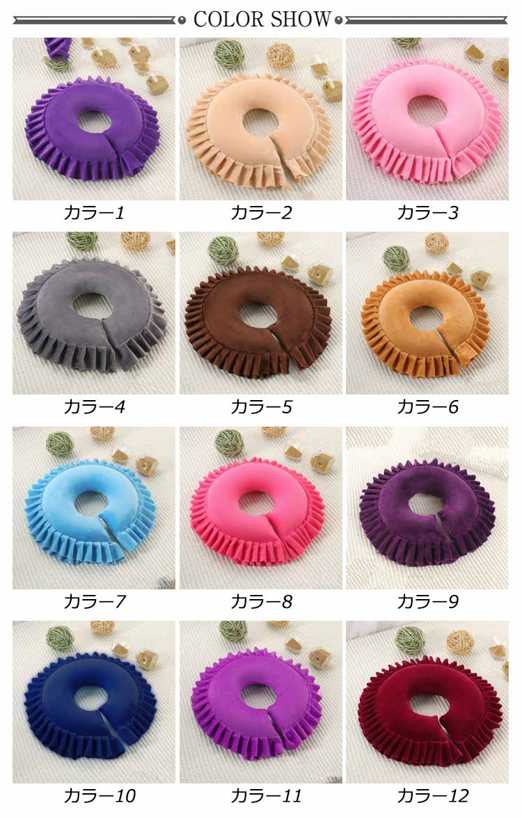 【店長おすすめ】フェイス うつ伏せ枕 薄め マクラ クッション 丸型 枕 うつぶせ枕 フェイス 顔 マッサージ まくら エステ 顔 整体枕 枕 マッサージ枕 [2]