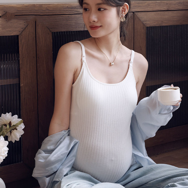 【店長おすすめ】 授乳キャミソール 下着 カップ一体型 マタニティ 妊婦 授乳ブラ ...