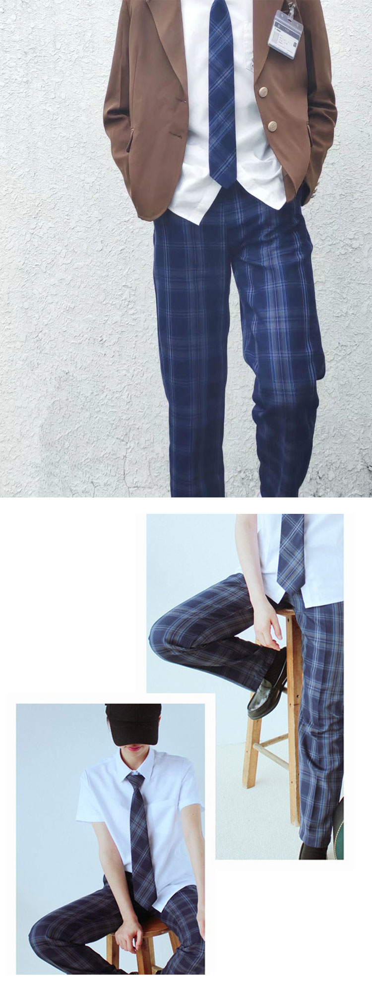 【店長おすすめ】男子高生 男の子スーツ 制服 男子学生服 ズボン ロングパンツ ボ...