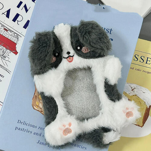 【店長おすすめ】ぬいぐるみトレカケース韓国動物アニマルいぬうさぎふわふわ白黒犬ゆめかわ可愛いおしゃれY2K防湿推し活かわいいキーホルダー収納アイドルフォトチェキホルダースリーブペンミPVCボールチェーンレトロパスケースもふもふ定期ストラップ thoradia-10136720 sunlight サンプル画像2
