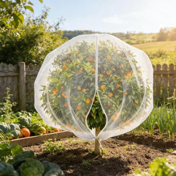 【期間限定!2676円→2515円!11/03まで】植物保護メッシュ、細かいメッシュ保護ネット、鳥バリアブルーベリーブッシュフルーツツリーネットカバーフルーツ用