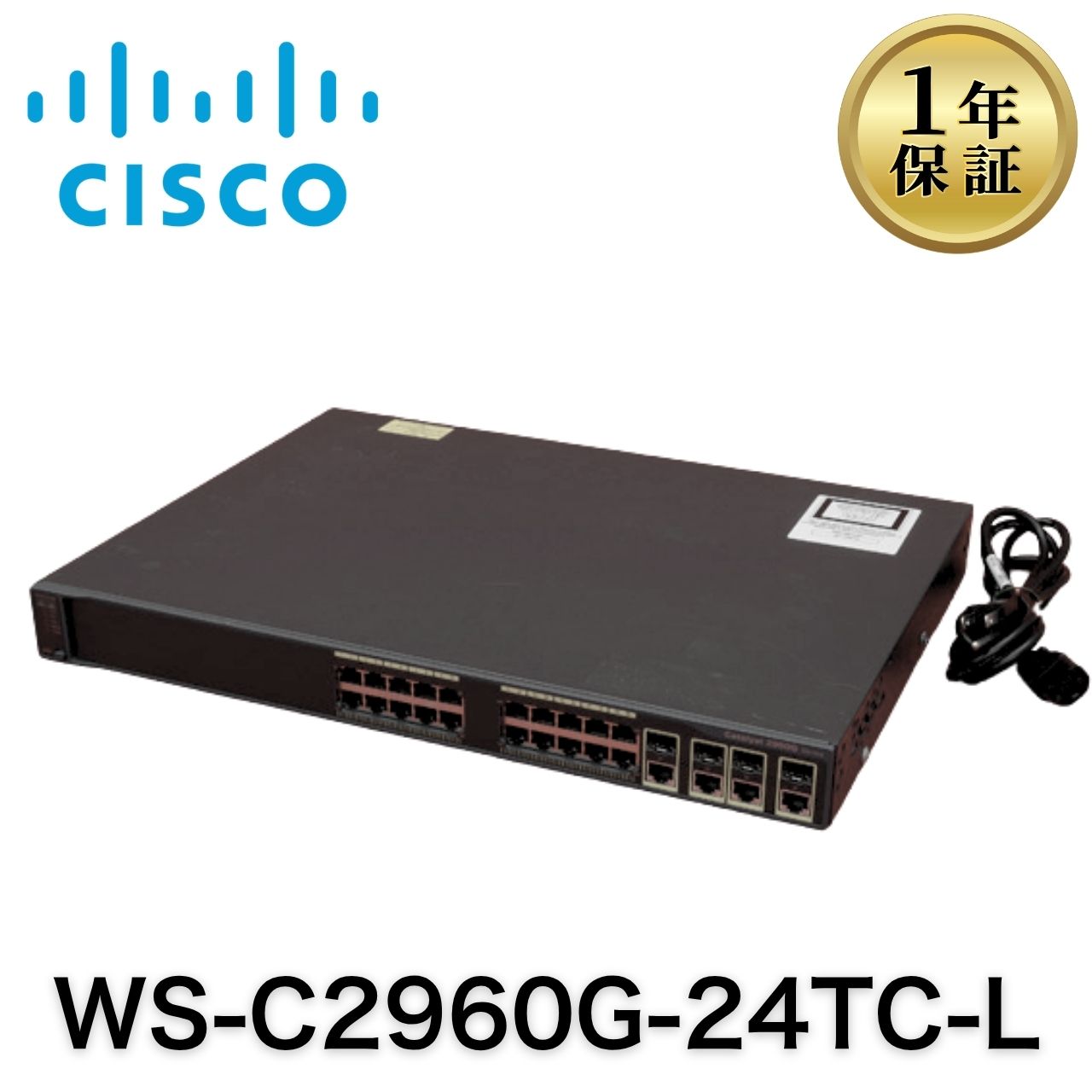 乐天商城 - 【中古】WS-C2960G-24TC-L Cisco シスコ スイッチ レイヤ2 Cisco Catalyst 2960-G