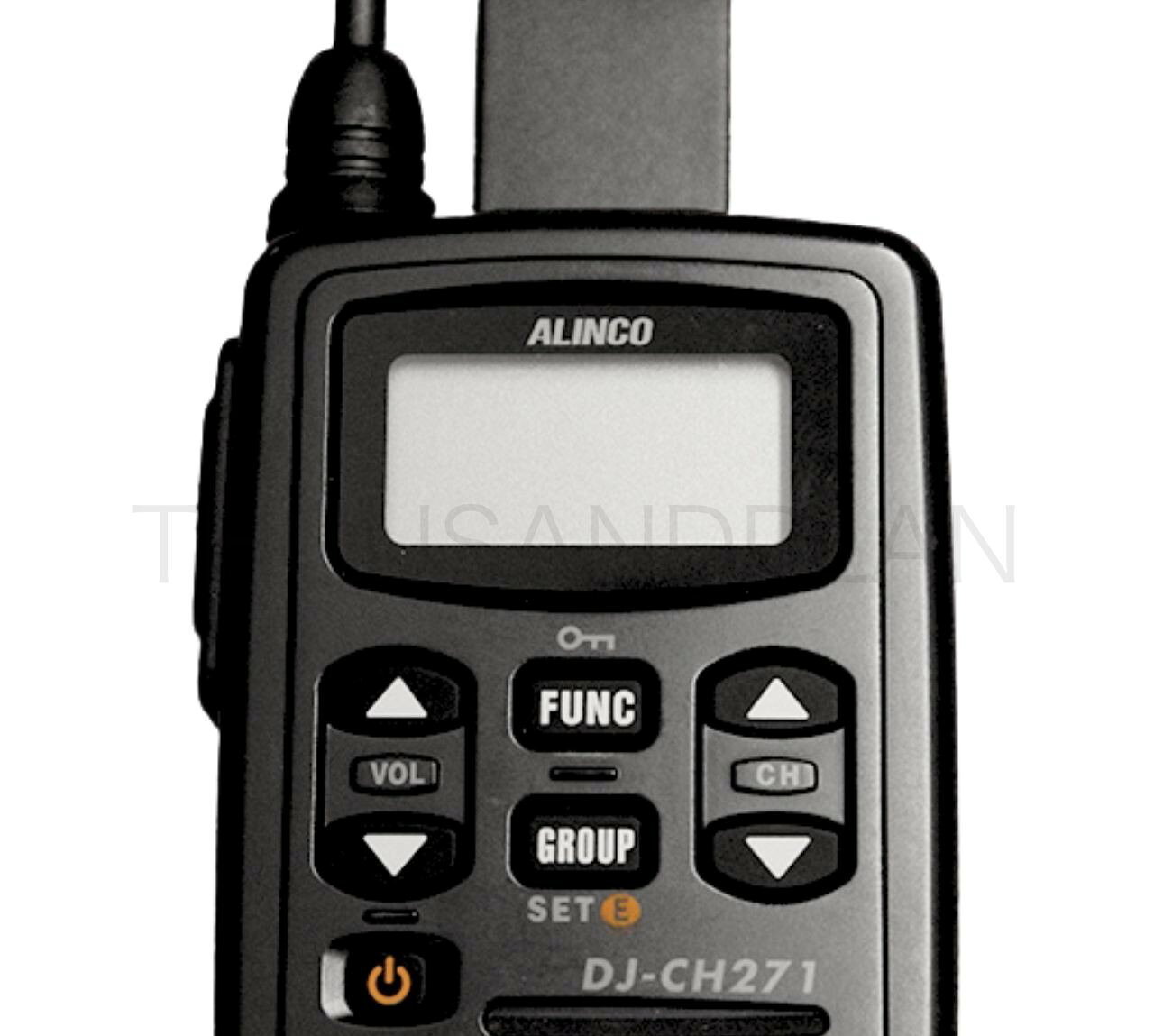 サザンプラン 楽天市場店の【中古】DJ-CH271B アルインコ 特定小電力トランシーバー 業務用 トランシーバー 無線機｜アングル2