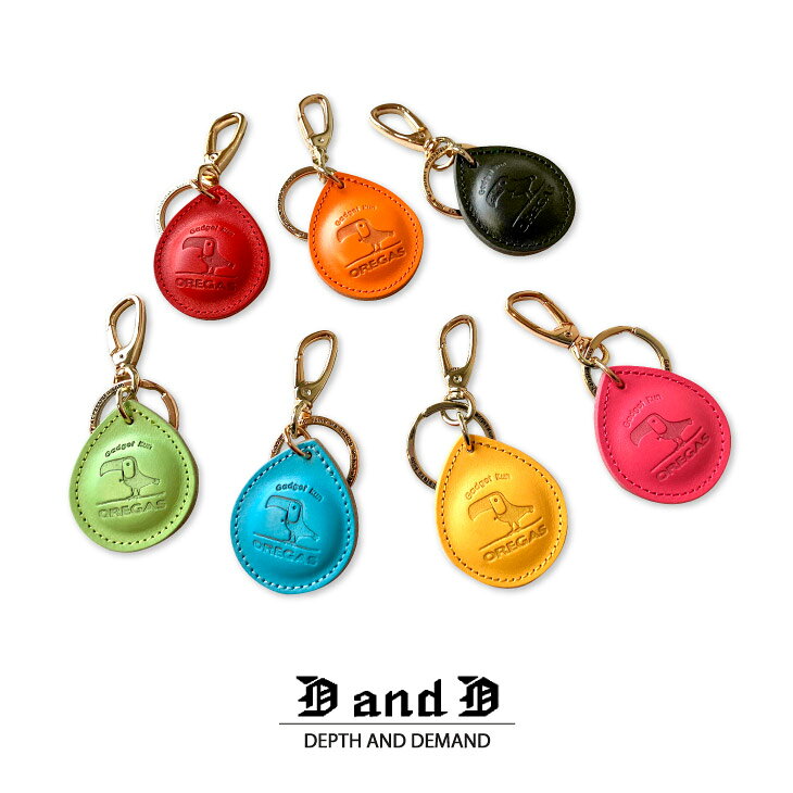 ［メール便無料］キーホルダー 鳥 かわいい ペア 可愛い イタリアンレザー 本革 キーリング 刻印 レザー レディース メンズ 友達 プレゼント ギフト 贈り物 学生 子供 若者 大人 おしゃれ お揃い D&D 誕生日 パステルカラー チャーム 女性 男性 アクセサリー ブランド 鍵 車 three-arrow-10000230 スリーアロー サンプル画像3