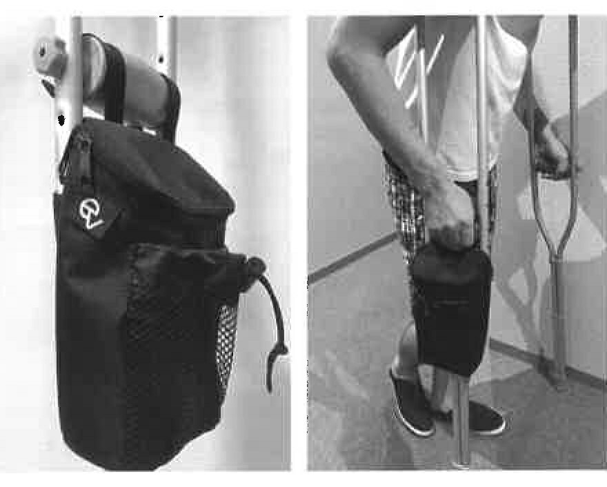 松葉杖用バック