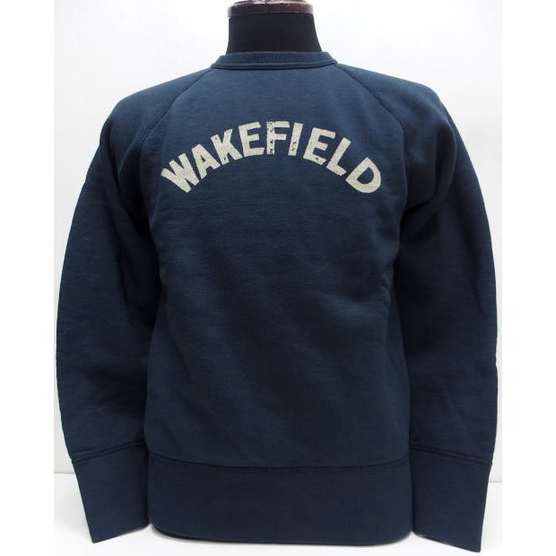 【2021秋冬 新作】Deluxeware(デラックスウエア)[Lot.S204 60's SWEAT SHIRT/WAKEFIELD-SW.Navy]ミディアムウエイト スウェット クルー ラグランスリーブ 吊り編み 「S204シリーズ」 日本製