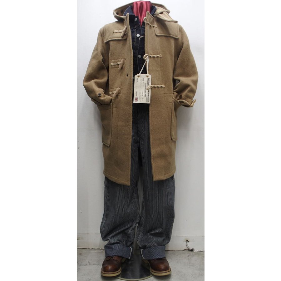 グローバーオール 【2021秋冬 新作】GLOVERALL(グローバーオール)[DUFFLE COAT MONTY/MS5850-52 Camel] MS5850/52 MONTY グローバーオール モンティ ダッフルコート メンズ アウター ミリタリー Made in England 日本総代理店 2021正規商品