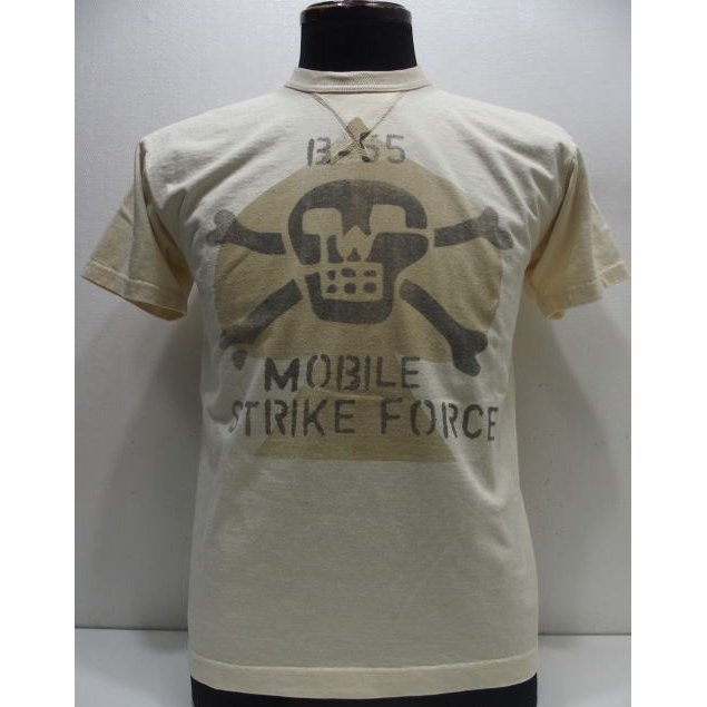 TOYS McCOY(トイズマッコイ)MILITARY TEE SHIRT [MIKE FORCE B-55 MOBILE STRIKE FORCE-040]ミリタリーTEE マイク・フォース 半袖Tシャツ 日本製！