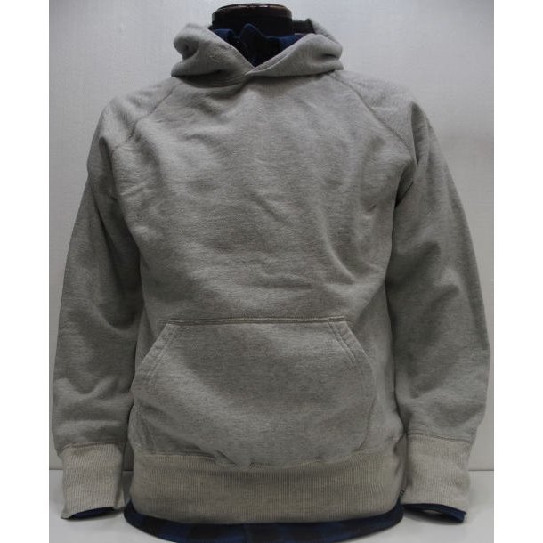 【2023秋冬 再入荷】WAREHOUSE(ウエアハウス)[2ND-HAND SWEAT PARKA/Lot.462 Plain-Gray]Lot 462 無地 スウェットパーカ セコハン