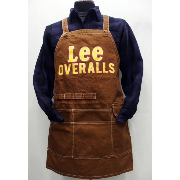 【2022春夏 新作】Lee(リー)Work Line Collection [Work Line Overall Apron/Brown Duck]エプロン ガ-デニング キッチン アウトドア ブラウンダックエプロン UNIFORM 男女兼用 ユニセックス