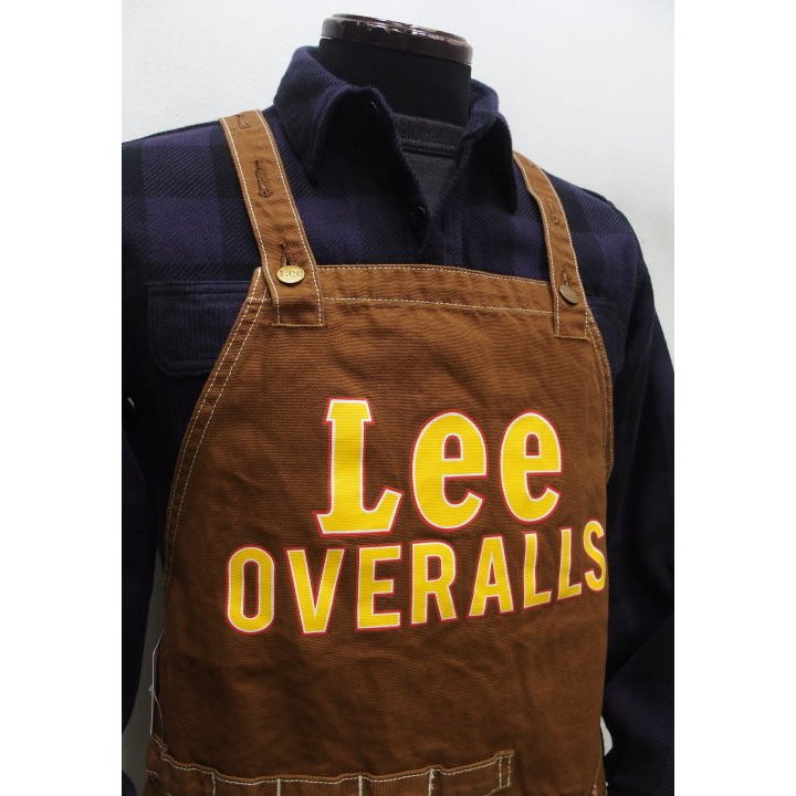 【2022春夏 新作】Lee(リー)Work Line Collection [Work Line Overall Apron/Brown Duck]エプロン ガ-デニング キッチン アウトドア ブラウンダックエプロン UNIFORM 男女兼用 ユニセックス