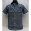 2023ղ ۡںǽ ١FULLCOUNT(ե륫) [Lot.4821 Stripe Chambray Shirt S-S/Indigo Stripe] 4821 ֥졼 ǥԥ󥹥ȥ饤 Ⱦµ 