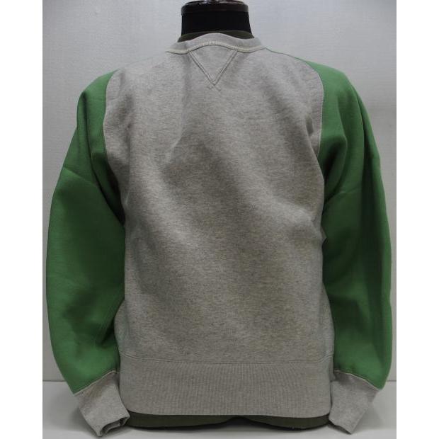 【2023秋冬 入荷】JELADO(ジェラード)[Champs Sweat Shirt 2-Tone/Salt＆Pepper×Mint]フリーダムスリーブスウェット スウェット 両Vスウェット 2TONE【AB82250】RIDING HIGH 数量限定 日本製