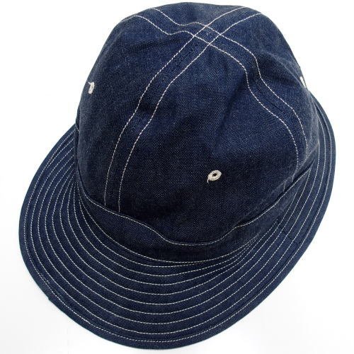 【2026梅春 再入荷】WAREHOUSE(ウエアハウス)[Lot.5200 DENIM ARMY HAT/Indigo] Lot 5200 DENIM ARMY HAT デニムハット インディゴデニム デイジーハット フルブリムハット 帽子 日本製