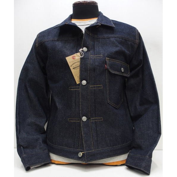 【2025秋冬 再入荷】WAREHOUSE(ウエアハウス) [Lot.2001XX(2000XX) 1947MODEL] Lot 2001XX(2000XX)【1947MODEL】ジージャン デニムジャケット ノンウォッシュ デッドストックブルー 日本製