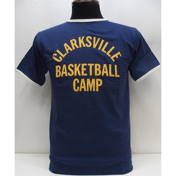 【2025春夏 新作】WAREHOUSE(ウエアハウス)[Lot.4059 Ringer Tee/CLARKSVILLE-Navy×Cream]Lot 4059 リンガーT CLARKSVILLE 日本製