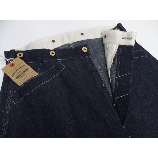 【2025春夏 入荷】WAREHOUSE(ウエアハウス) [Lot.1234 1920’S FREE LAND WAIST OVERALL/Indigo Denim-Non Wash]Lot 1234 1920’S FREE LAND WAIST OVERALLウエストオーバーオール ぺーンターパンツ インディゴデニム ノンウォッシュ 日本製