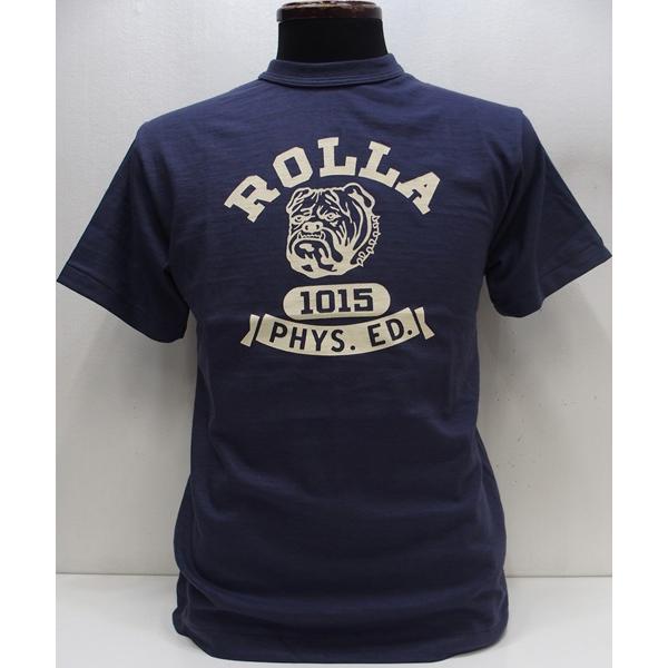 【2025盛夏 入荷】WAREHOUSE(ウエアハウス)[Lot.4601 ROLLA/Original Tee-Nascon Navy]Lot 4601 ROLLA 半袖Tシャツ 日本製